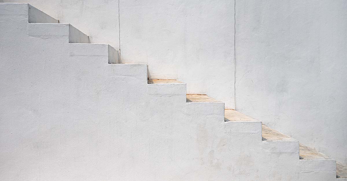 photo of concrete stairs